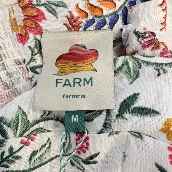NWT Farm Rio Linen Romper - Picture 9 of 11
